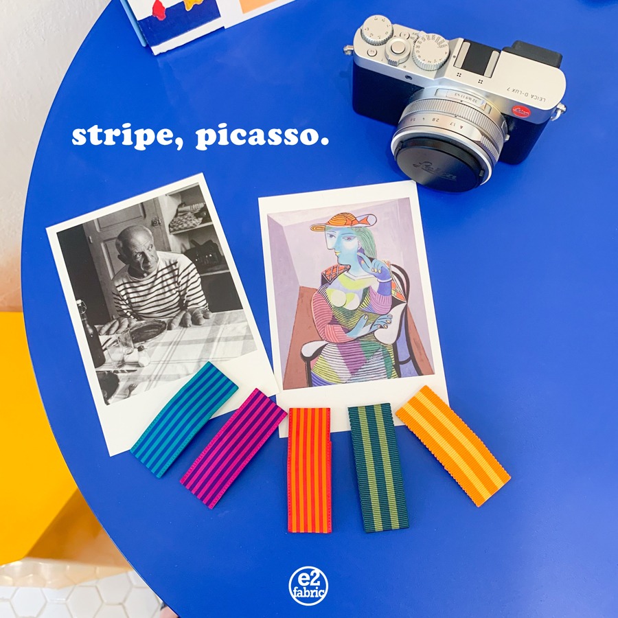 캐리마켓 -  [이투패브릭] stripe, picasso!