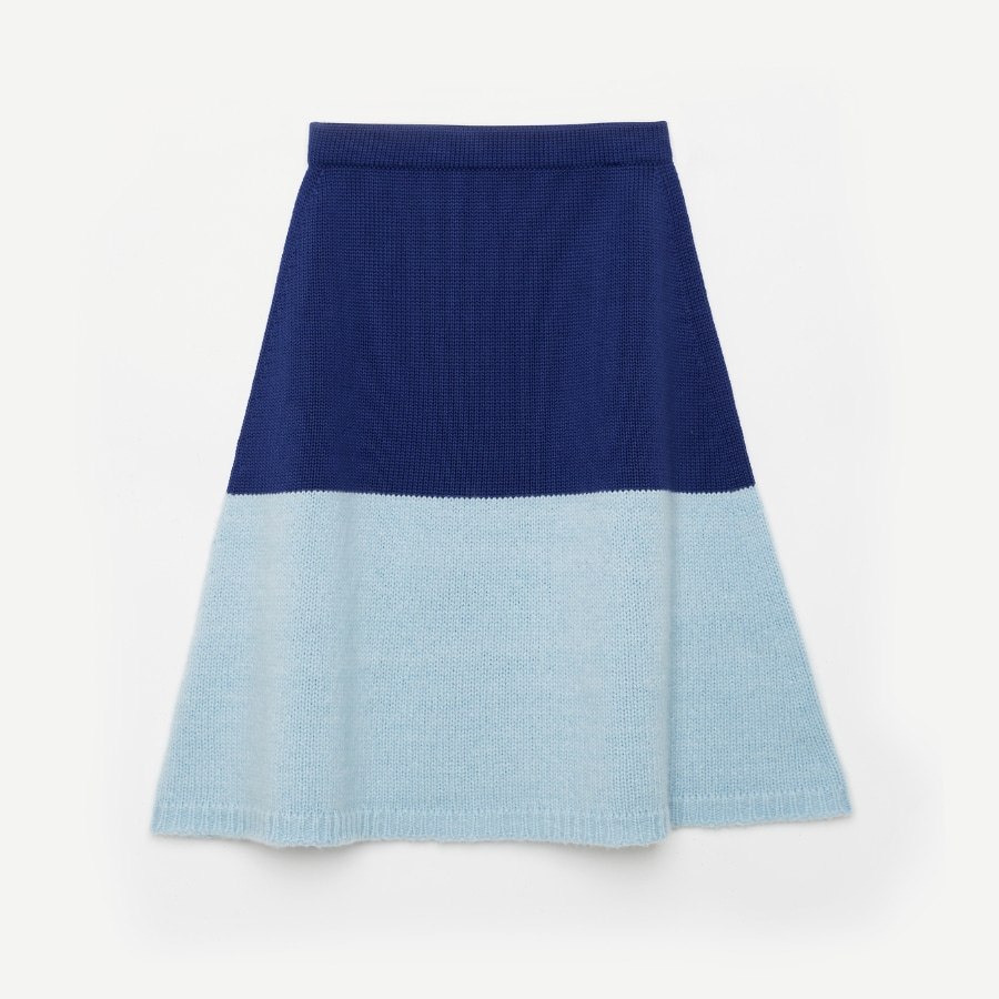 캐리마켓 -  [위켄드하우스키즈] Blue boucle skirt
