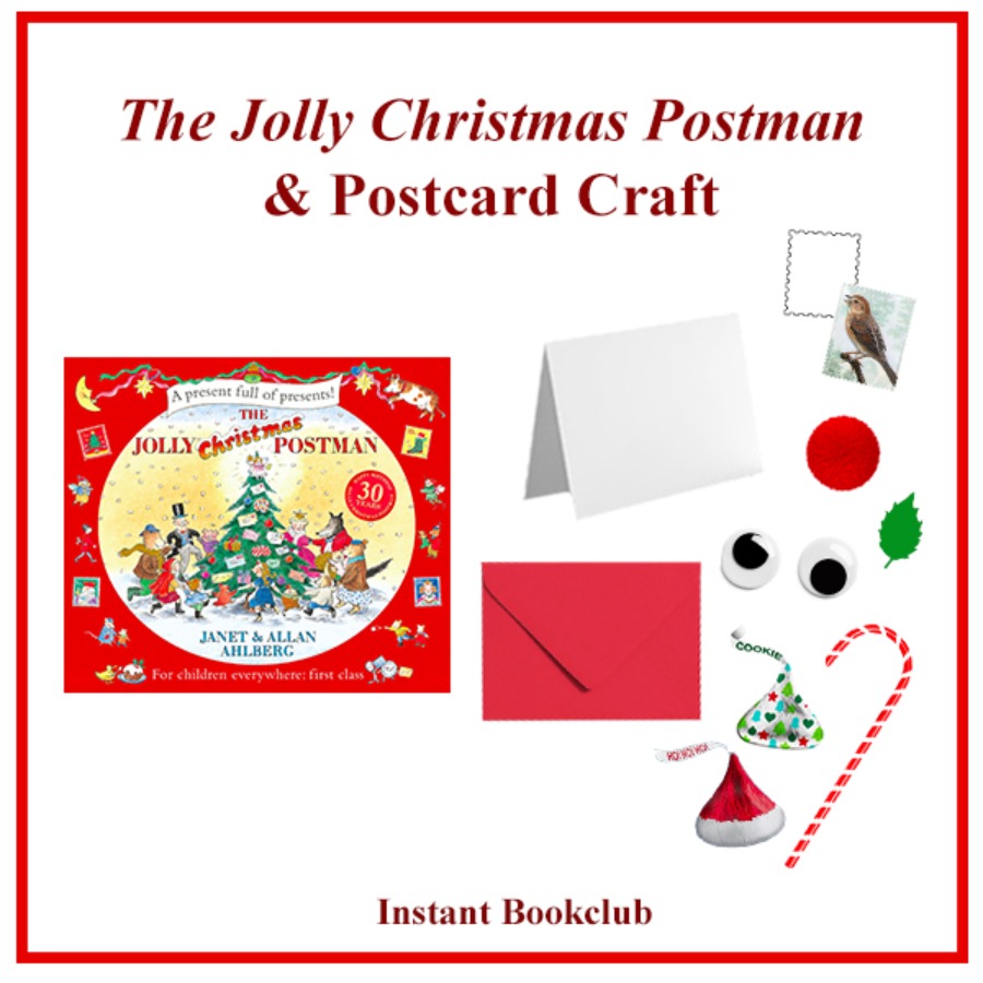 캐리마켓 -  [Instant Writing] The Jolly Christmas Postman (Book + Postcard Craft)