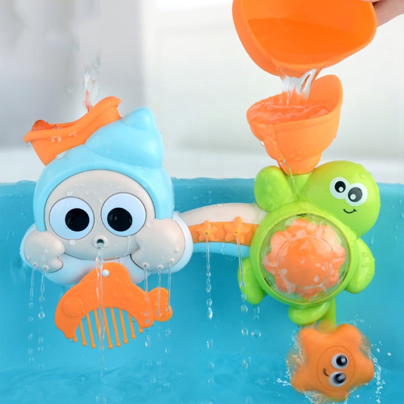 캐리마켓 -  레츠토이 빙글빙글 소라와거북이 아기 목욕놀이 유아 물놀이 장난감