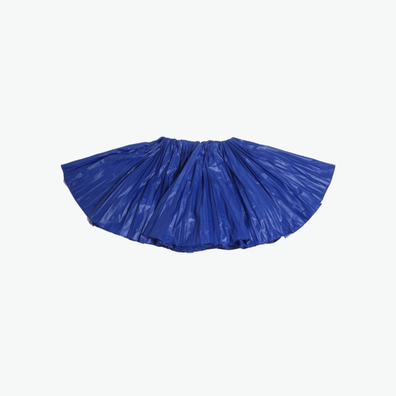 캐리마켓 -  [티아치바니키즈] Crushed pleated twirl skirt (Blue) 4Y-8Y