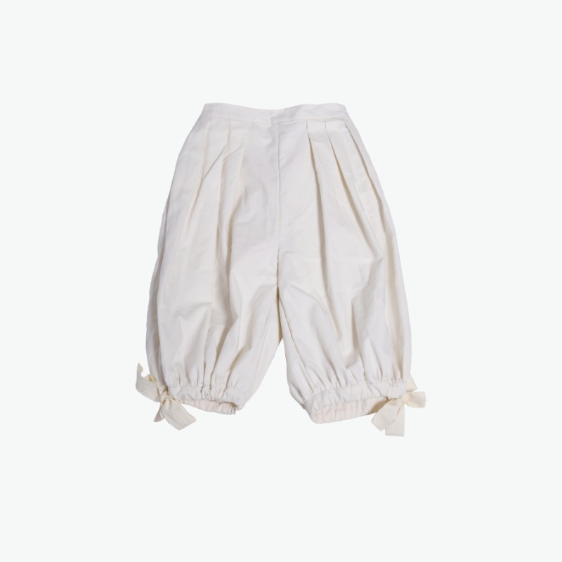 캐리마켓 -  [티아치바니키즈] Baroque cinched pantaloon (White) 10Y-14Y