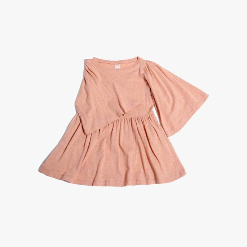 캐리마켓 -  [티아치바니키즈] Flounce sleeve dress (Pink) 4Y-8Y