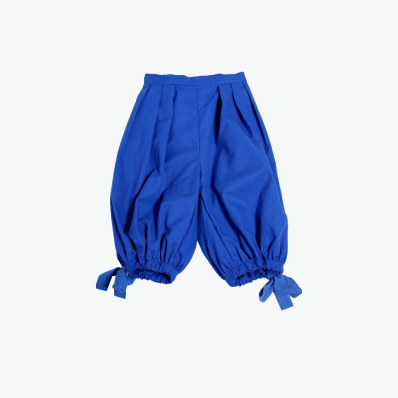 캐리마켓 -  [티아치바니키즈] Baroque cinched pantaloon (Blue) 4Y-8Y