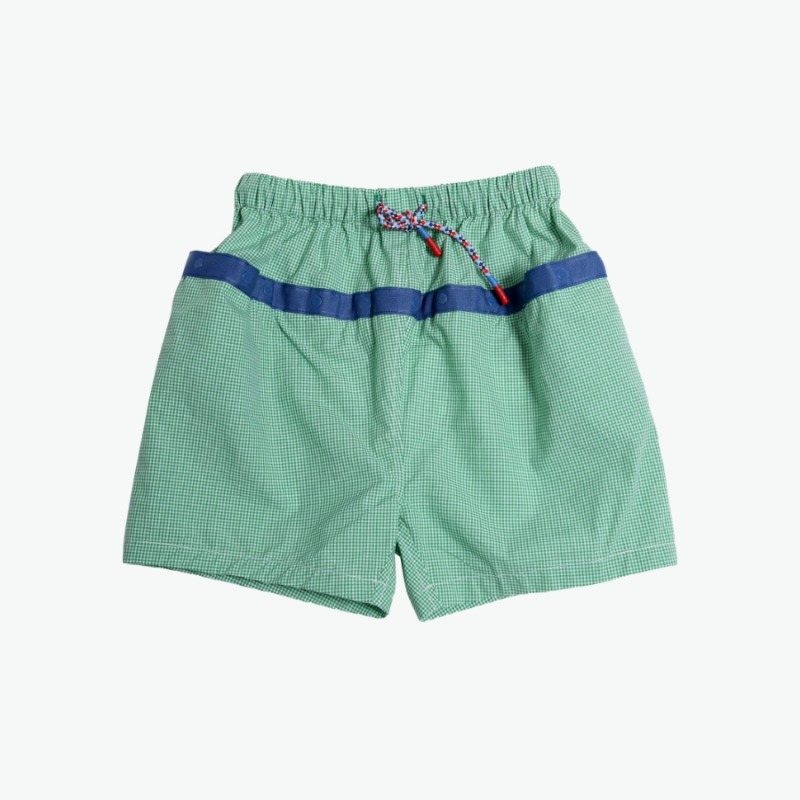 캐리마켓 -  [티아치바니키즈] Multi snap cargo shorts (Emerald Green) 4Y-8Y