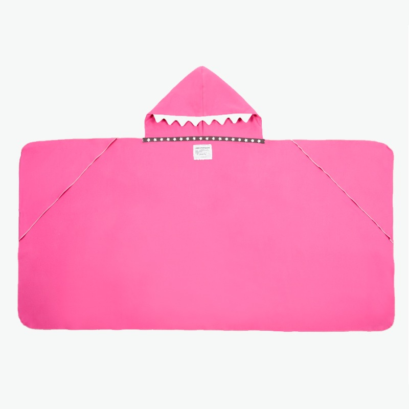 캐리마켓 -  [리틀챔피언스] Autonomy hooded towel Shark Pink
