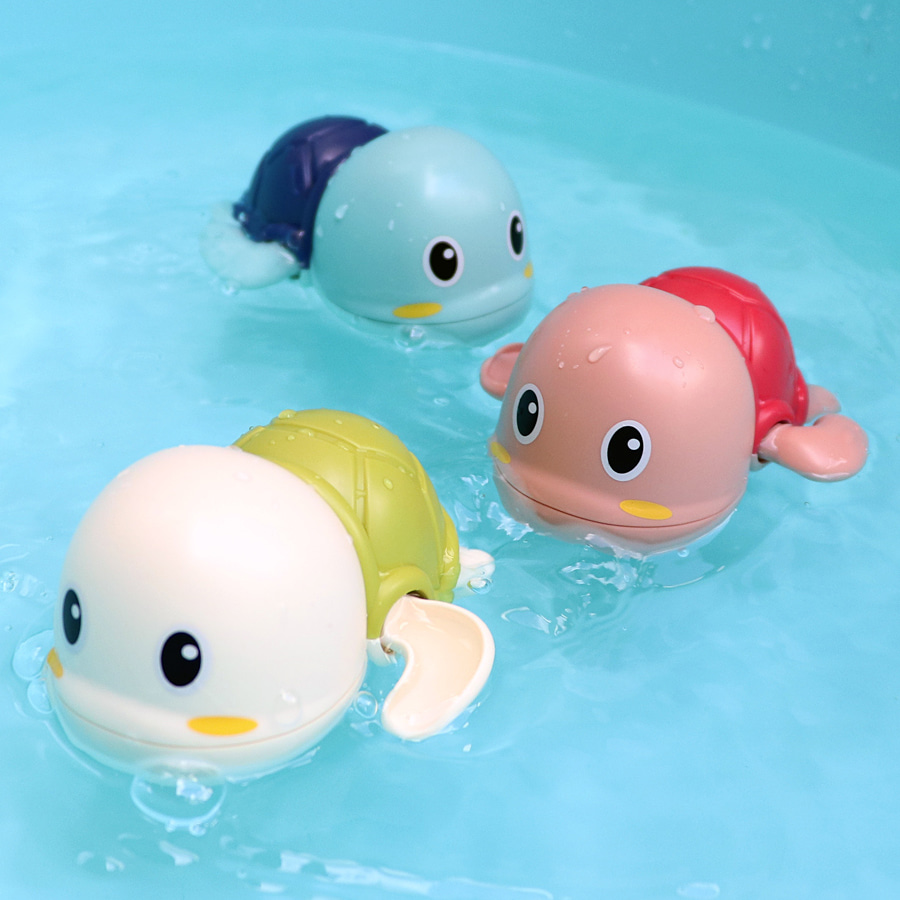 캐리마켓 -  레츠토이 거북이삼총사 아기 유아 욕실 목욕놀이 물놀이 태엽 장난감