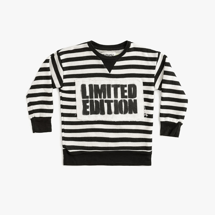 캐리마켓 -  [누누누] Limited edition striped sweatshirt (kids) NU03K93003