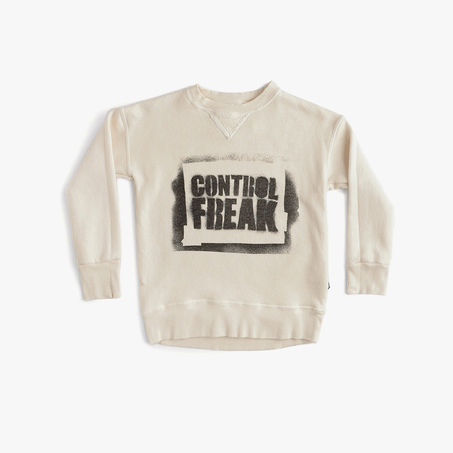 캐리마켓 -  [누누누] Sprayed control freak sweatshirt (baby) NU03B93004