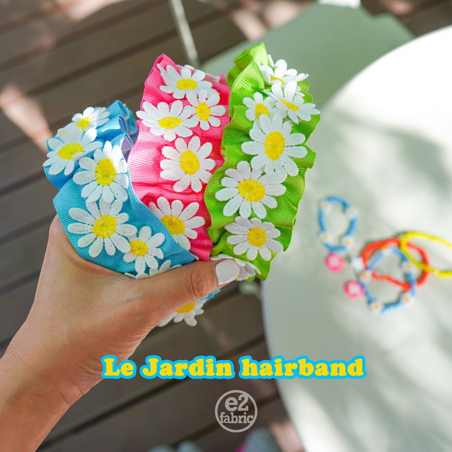 캐리마켓 -  [이투패브릭] Le Jardin Hairband