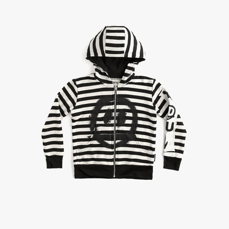 캐리마켓 -  [누누누] Striped patch hoodie (kids) NU03K91015