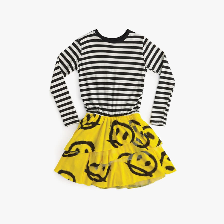 캐리마켓 -  [누누누] Mix &amp; match striped layered dress (baby) NU03B08005
