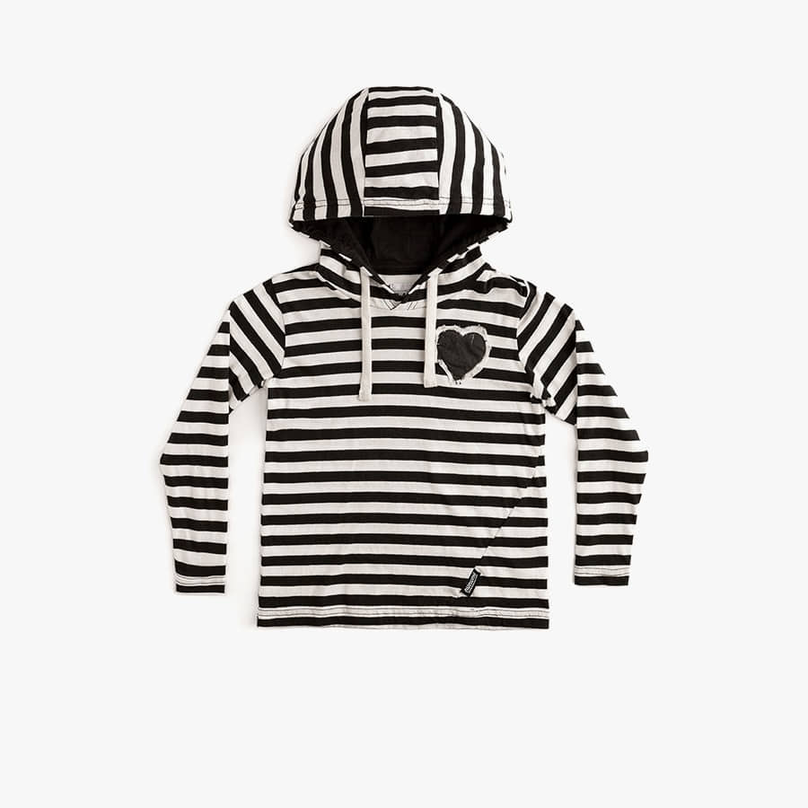캐리마켓 -  [누누누] Hooded striped shirt (kids) NU03K91008