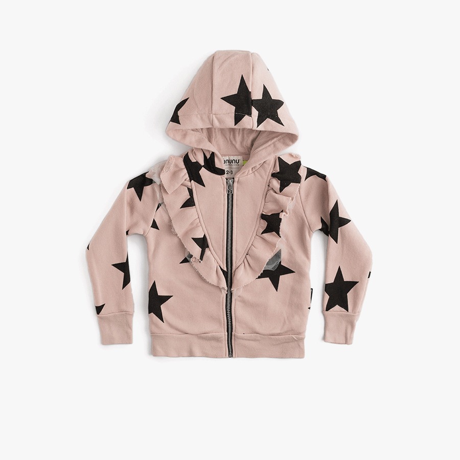 캐리마켓 -  [누누누] Front ruffled star zip hoodie (baby) NU03B91006