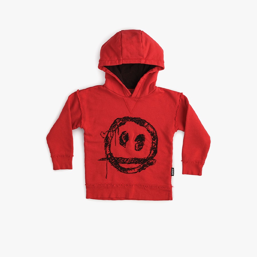 캐리마켓 -  [누누누] Embroidered sprayed smile hoodie (kids) NU03K91002