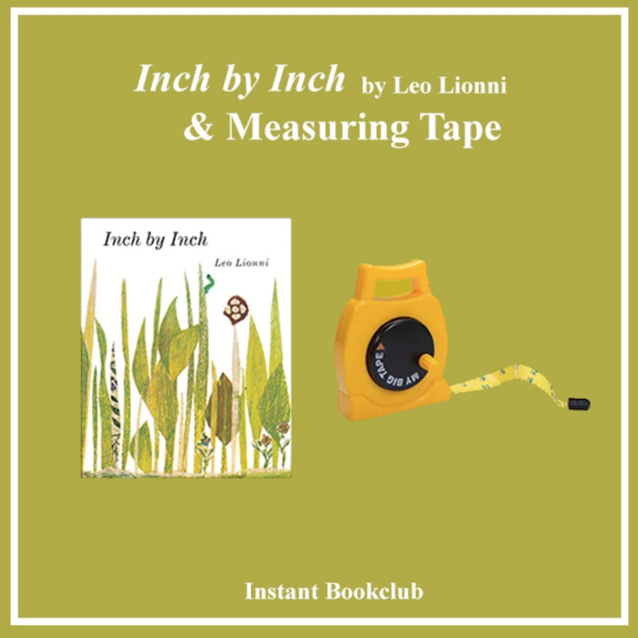 캐리마켓 -  [Instant Writing] Inch by Inch (Book + Tape Measure), Leo Lionni, 인스턴트 북클럽