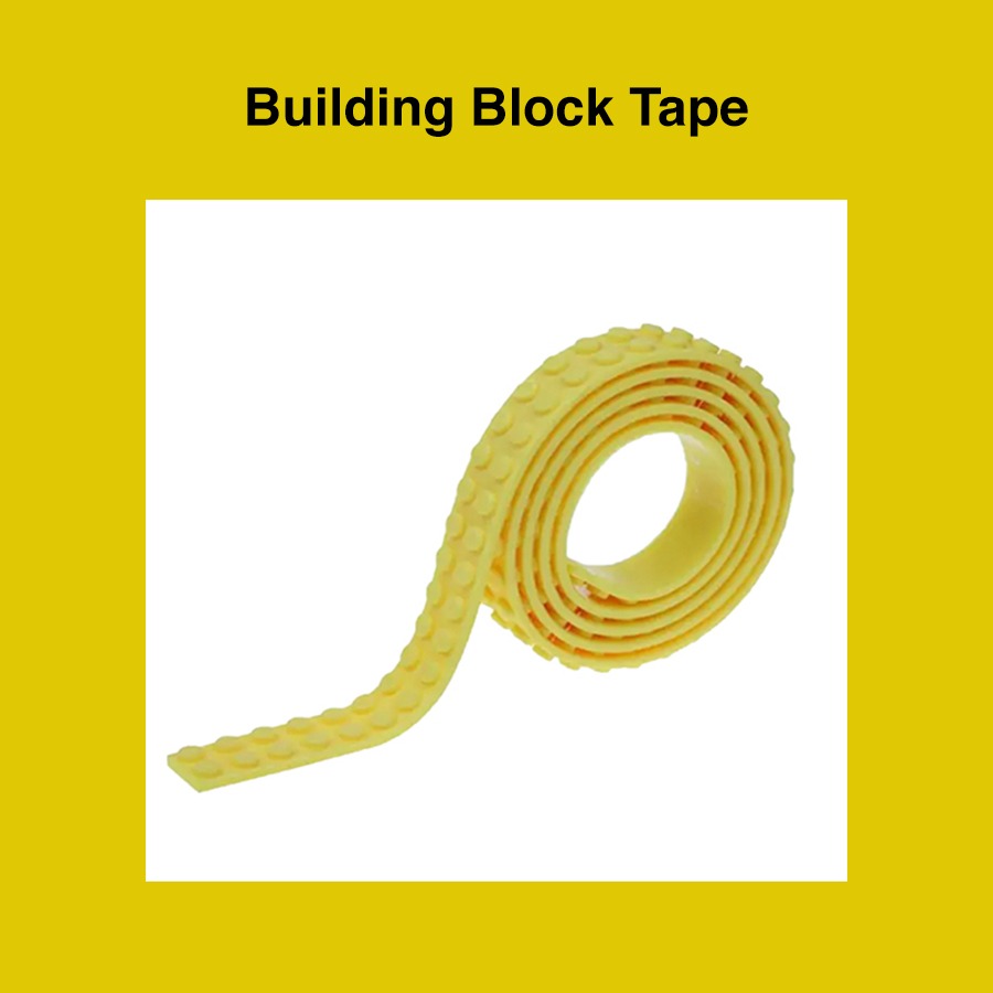 캐리마켓 -  [페니앤코코] 빌딩 블록 테이프 (Yellow)