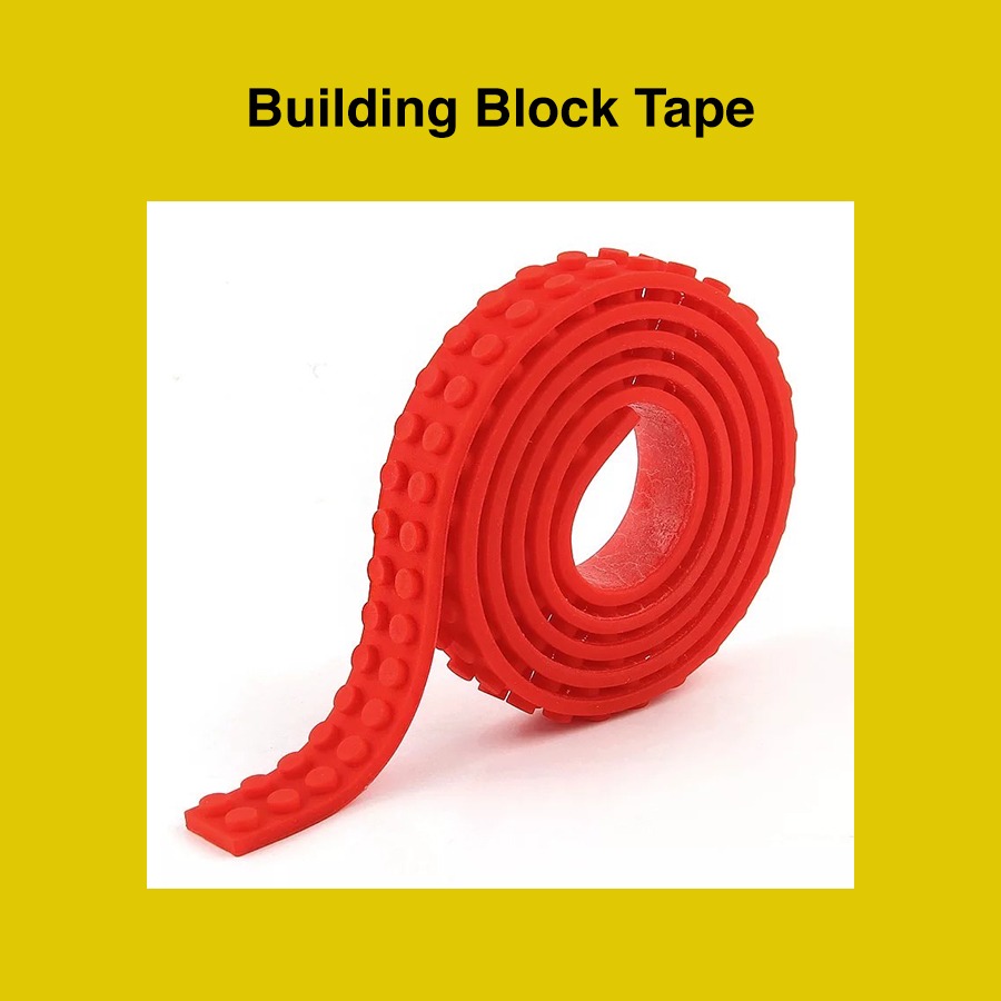 캐리마켓 -  [페니앤코코] 빌딩 블록 테이프 (Red)