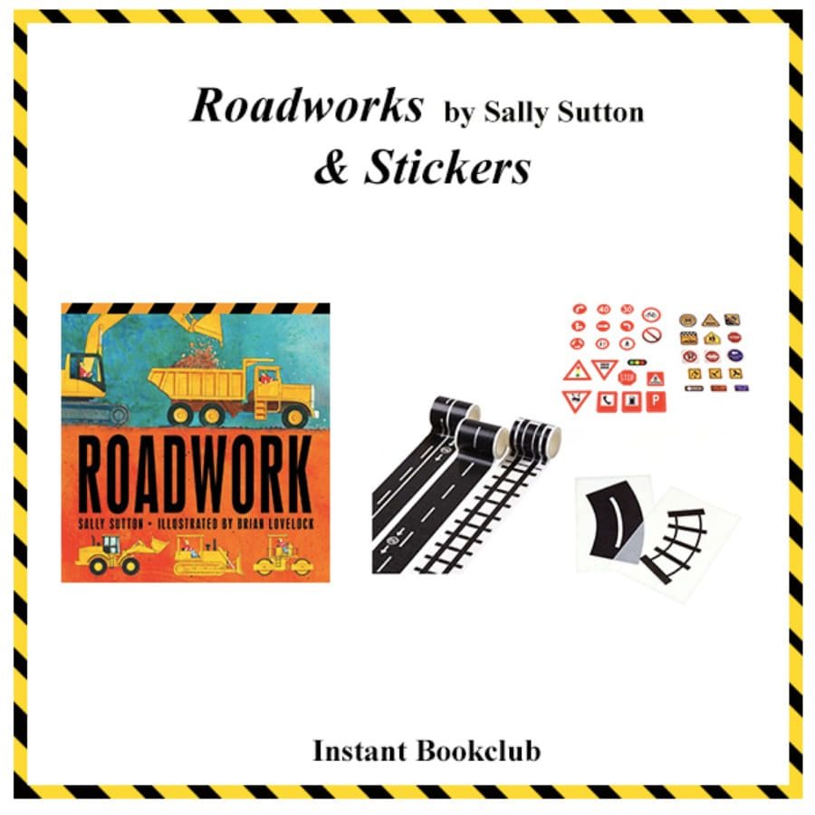 캐리마켓 -  [Instant Writing] Roadworks (Book + Sticker set), Sally Sutton, 인스턴트 북클럽