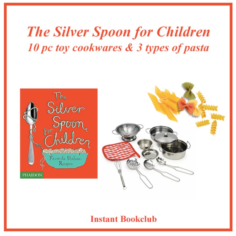캐리마켓 -  [Instant Writing] The Silver Spoon for Children (Book + 10pc Cookware + 3 Types Pasta), 인스턴트 북클럽