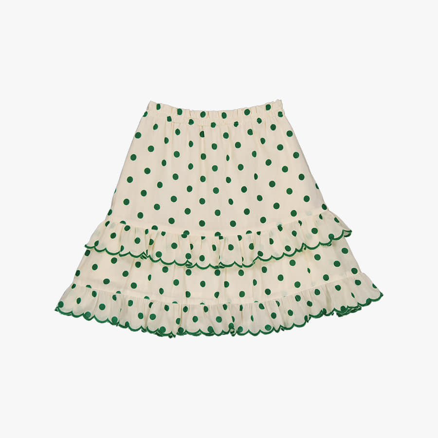 캐리마켓 -  헬로시모네 Eole skirt Dots Green