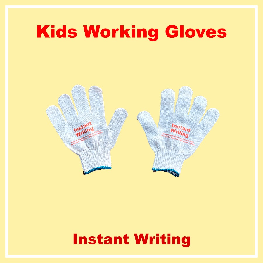 캐리마켓 -  [Instant Writing] Kids Working Gloves