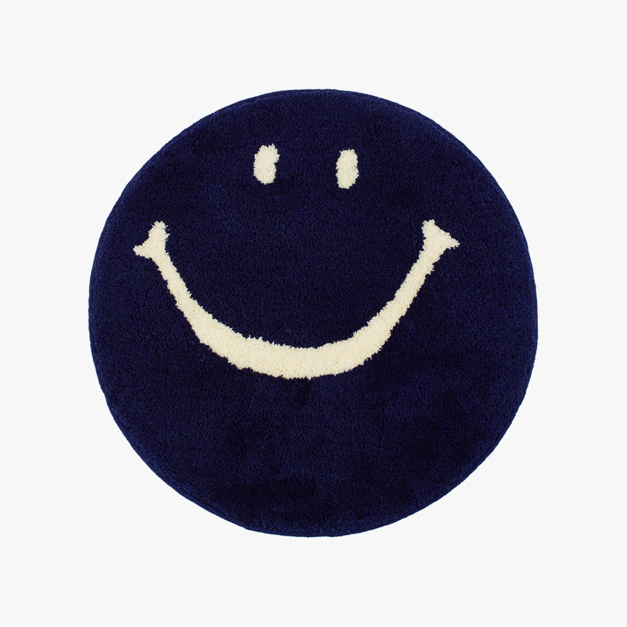 캐리마켓 -  [세컨랩] Vintage smile Rug mat_(navy)
