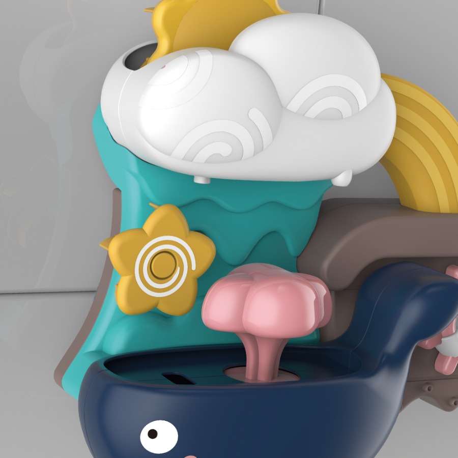 캐리마켓 -  레츠토이 빙글빙글 구름고래 아기 목욕놀이 유아 물놀이 장난감