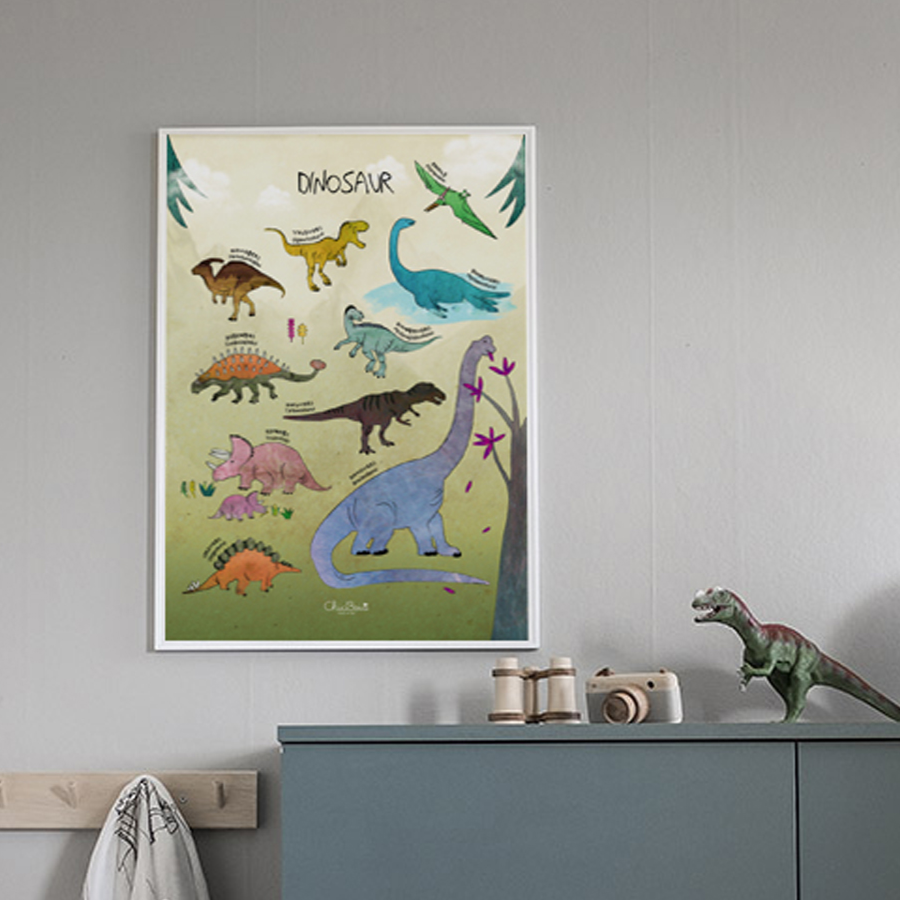 캐리마켓 -  쉬크브와 공룡 포스터