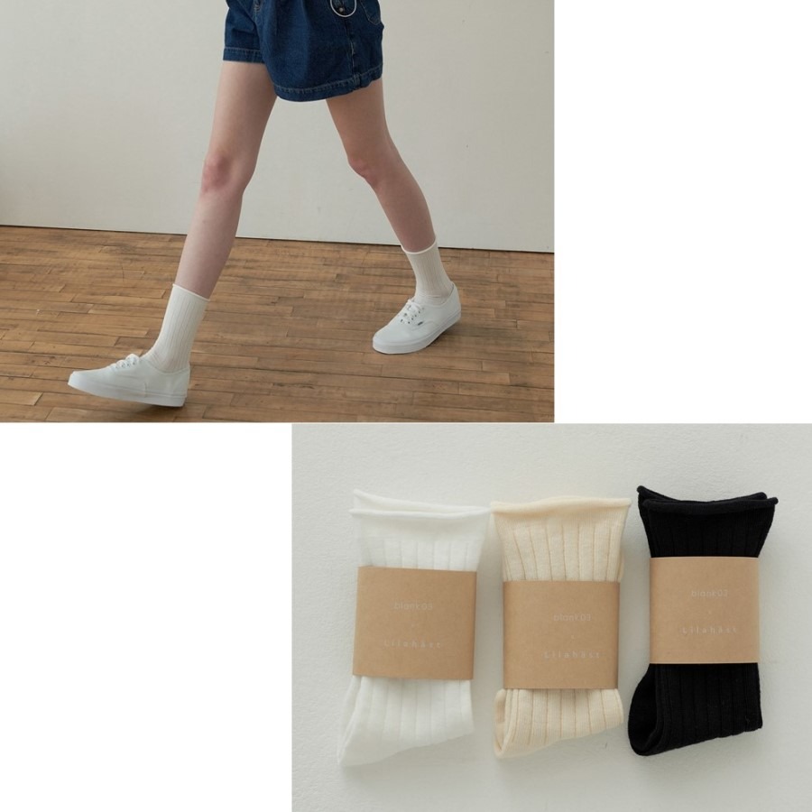캐리마켓 -  [릴라허스트] Cotton Candy Socks_Basic 3set