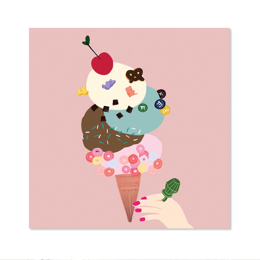 캐리마켓 -  [드로잉에이미] Ice cream artwork