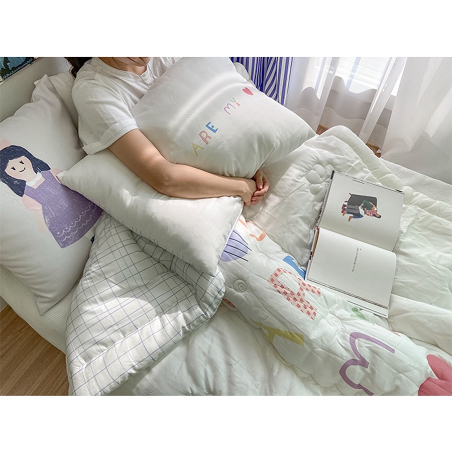 캐리마켓 -  [드로잉에이미] You are my love bed comforter set