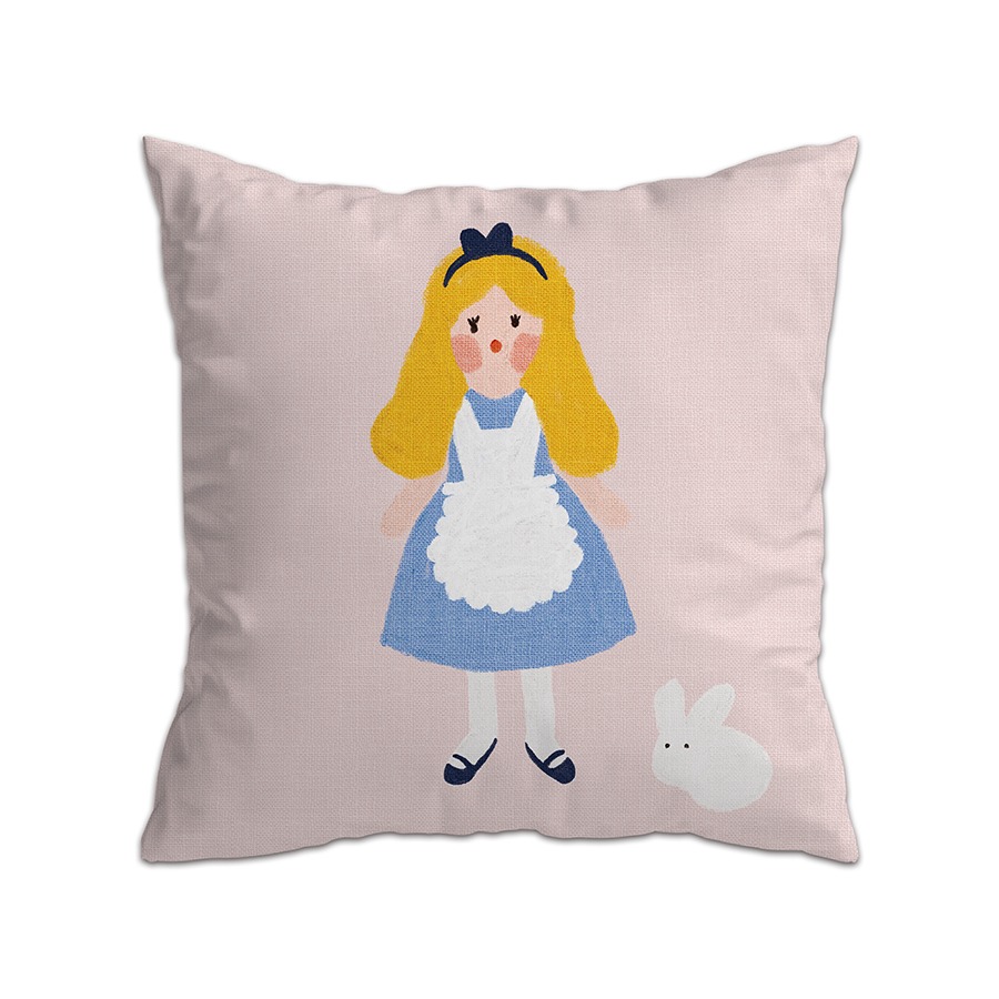 캐리마켓 -  [드로잉에이미] Alice in wonderland cushion