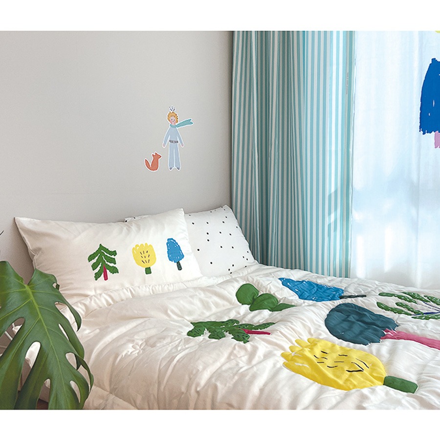 캐리마켓 -  [드로잉에이미] Little forest four seasons bed comforter set