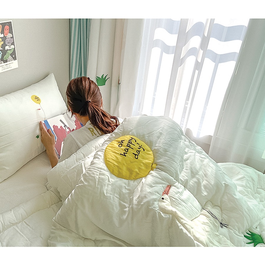 캐리마켓 -  [드로잉에이미] Happy duck bed comforter set