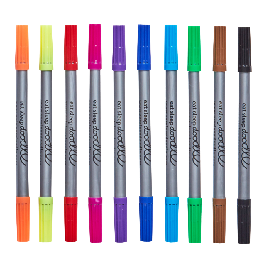 캐리마켓 -  [잇슬립두들] doodle wash-out pen set: classic colours