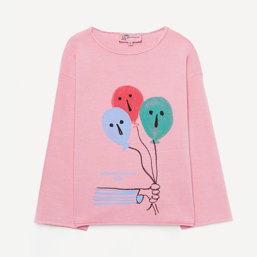 캐리마켓 -  [위켄드하우스키즈] Balloon pink sweatshirt