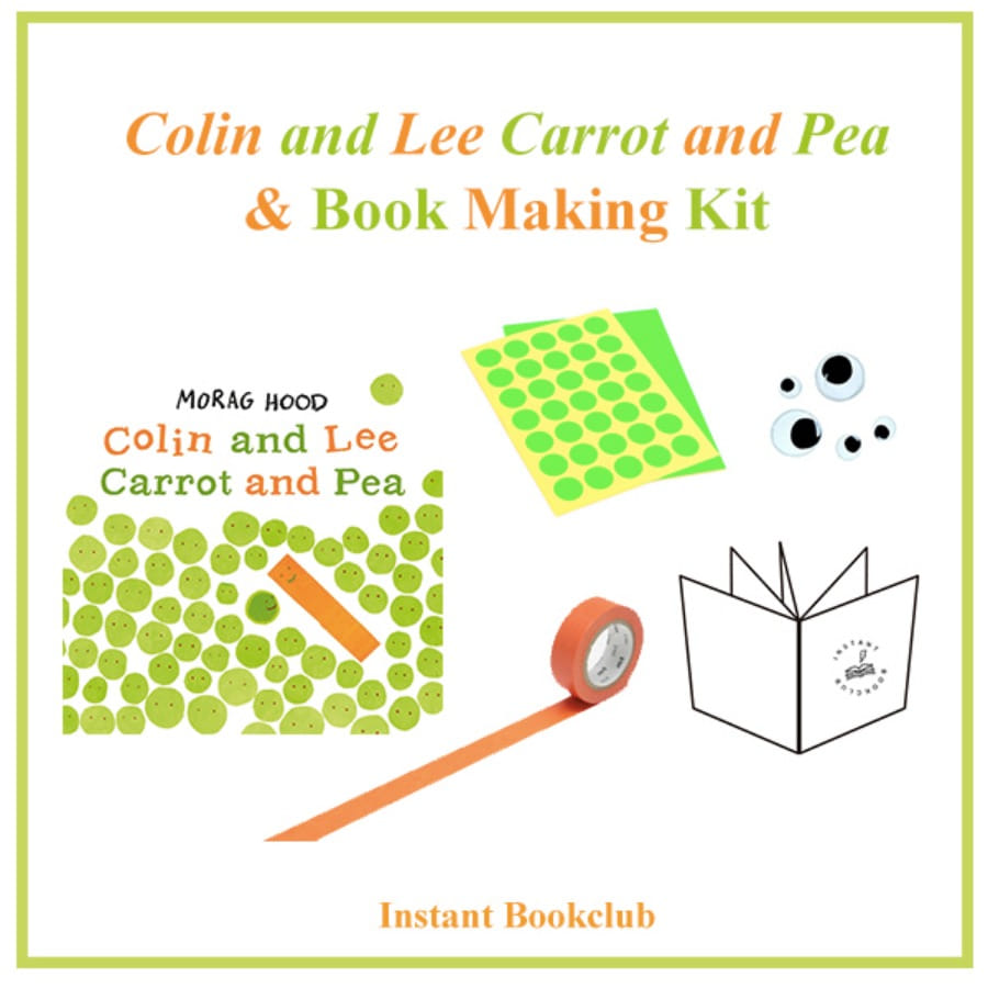 캐리마켓 -  [Instant Bookclub] Colin and Lee Carrot ad Pea  (Book + Book Making Kit), 인스턴트 북클럽