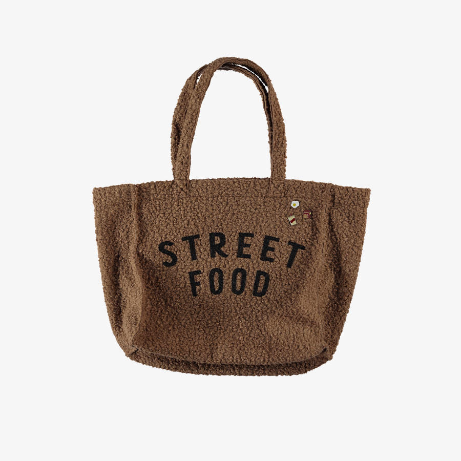 캐리마켓 -  [피우피우칙] Faux Fur XL Bag with Street Food