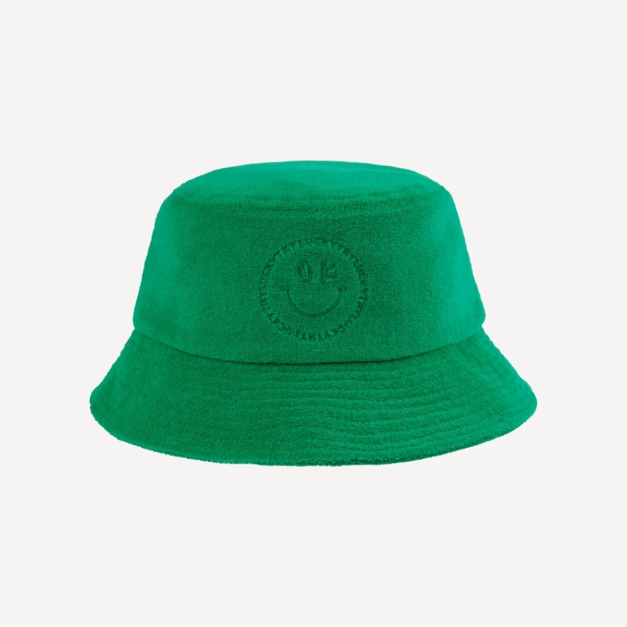 캐리마켓 -  [럭키트라이] (KR) Luckytry terry bucket hat (green)
