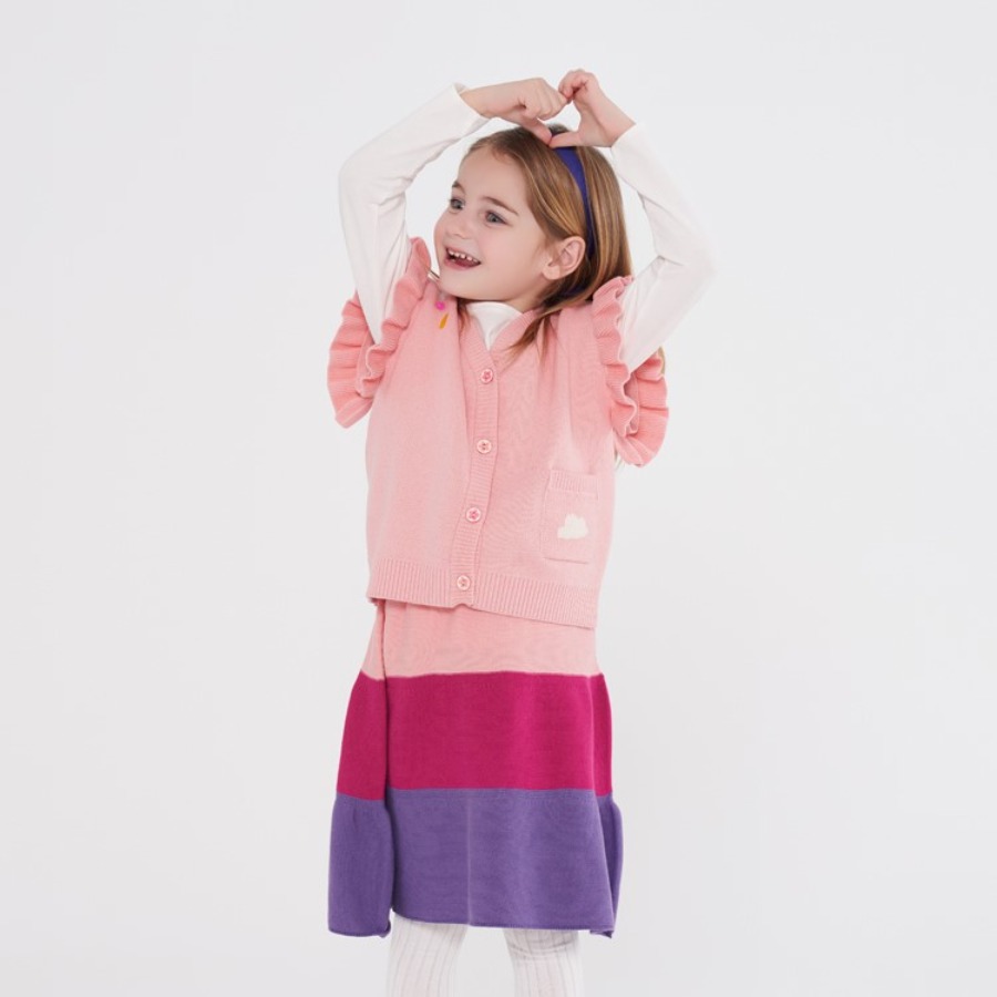 캐리마켓 -  [스킨세컨드] SKIN2ND Color Block Skirt Pink