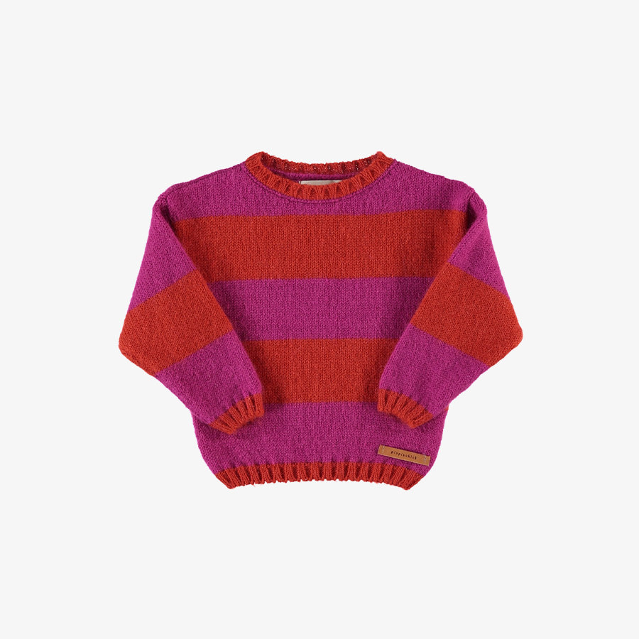 캐리마켓 -  [피우피우칙] Knitted Sweater with Stripe [S]