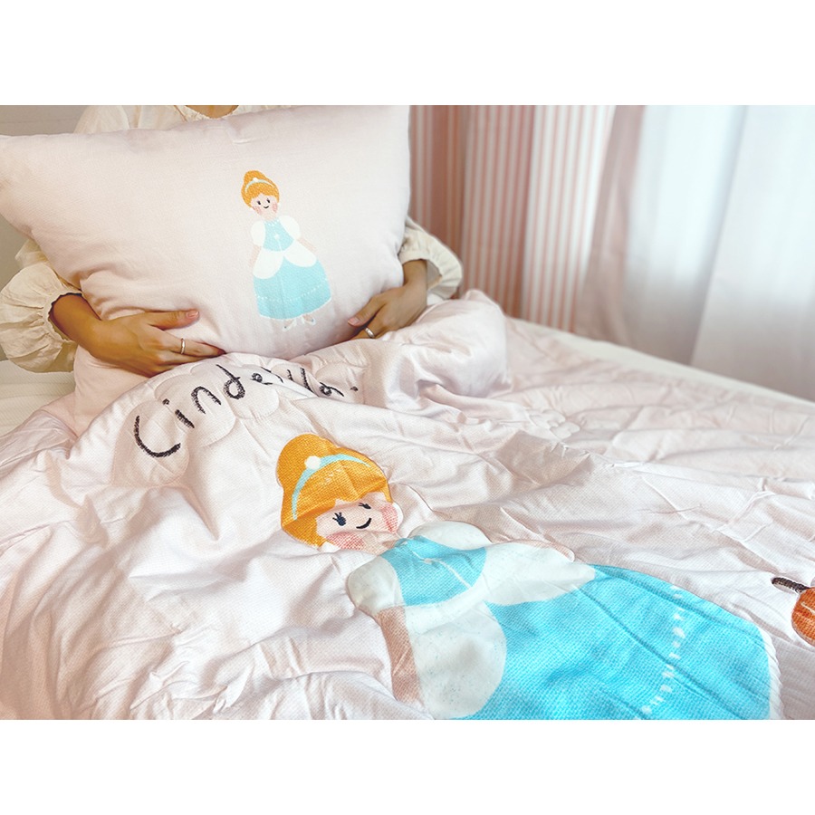 캐리마켓 -  [드로잉에이미] Cinderella four seasons bed comforter set