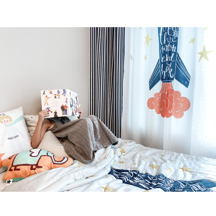 캐리마켓 -  [드로잉에이미] Rocket b four seasons bed comforter set