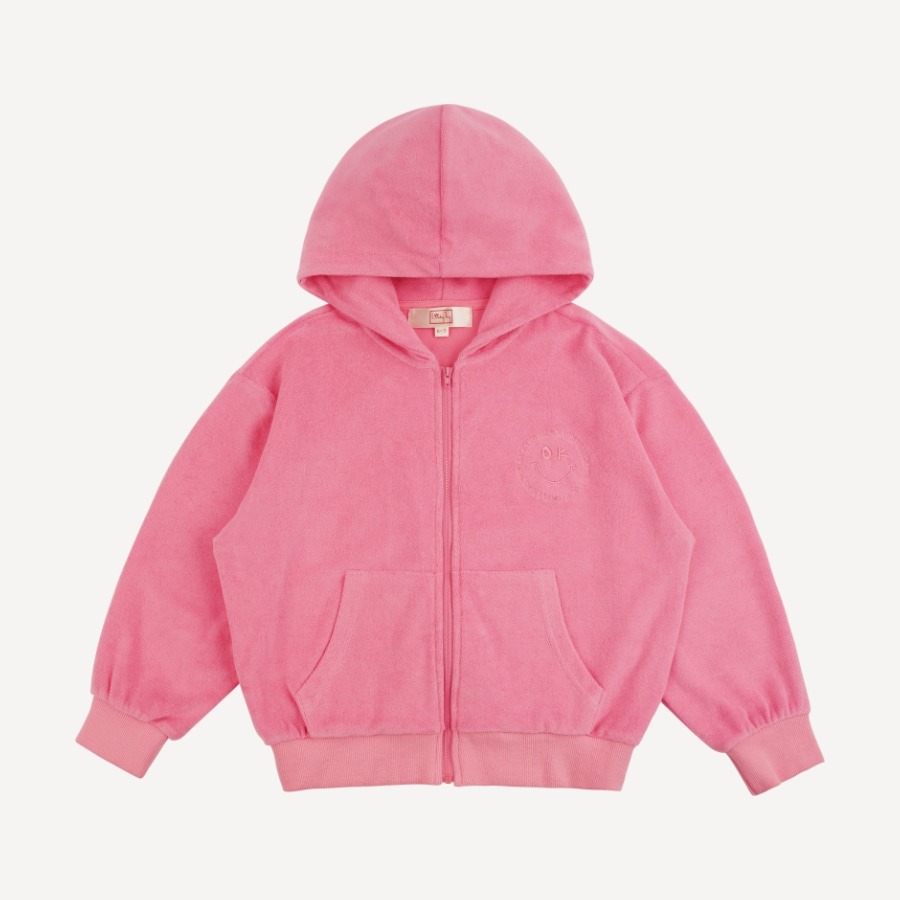 캐리마켓 -  [럭키트라이] (KR) Luckytry terry zip hoodie (pink)