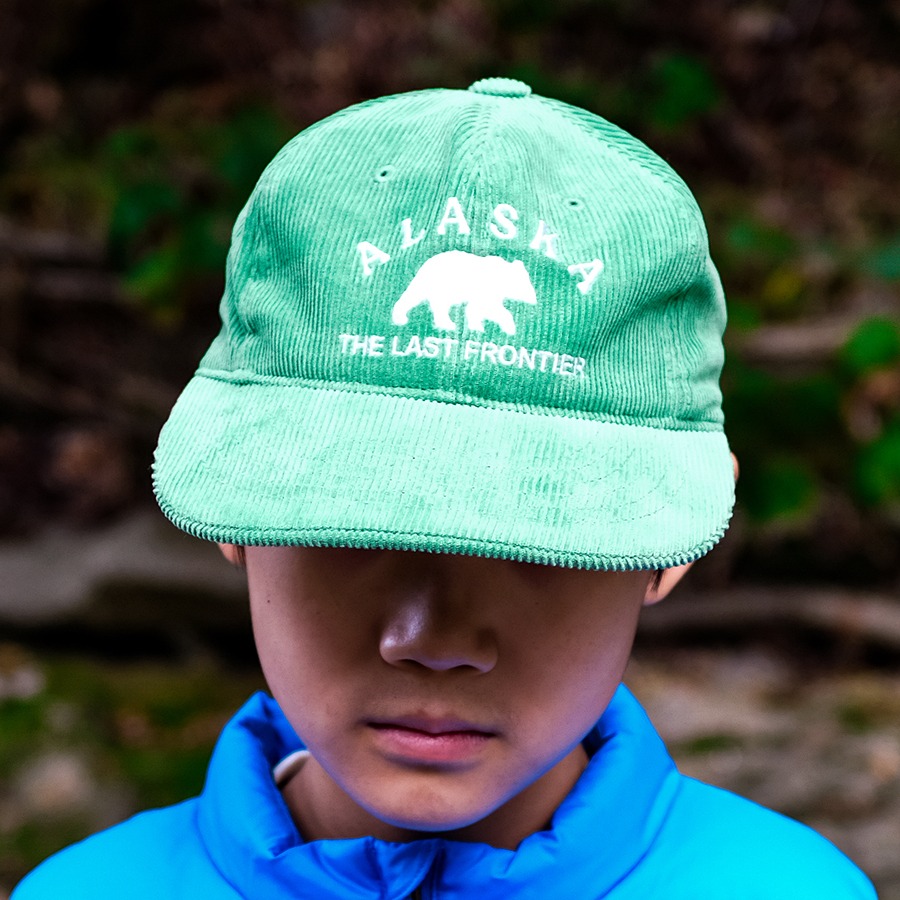 캐리마켓 -  [유니온스카웃] CORDUROY CAP GREEN - ALASKA
