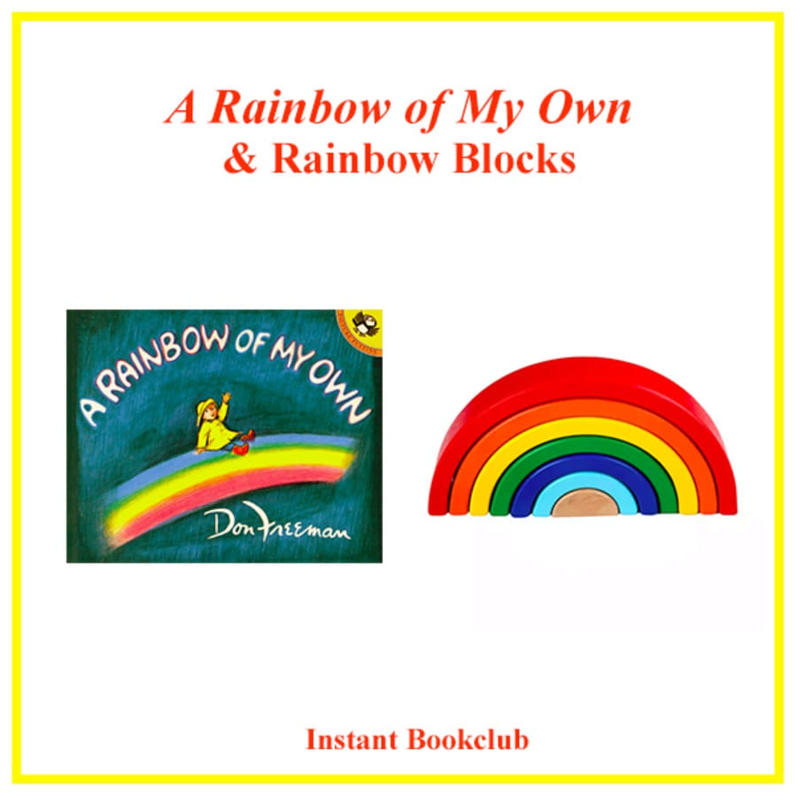 캐리마켓 -  [Instant Bookclub] A Rainbow of My Own  (Book + Rainbow Blocks), 인스턴트 북클럽
