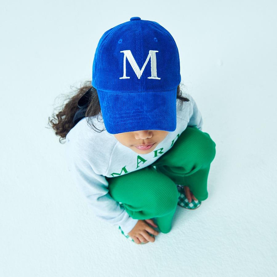 캐리마켓 -  [마르디메크르디] KIDS CORDUROY CAP M BLUE