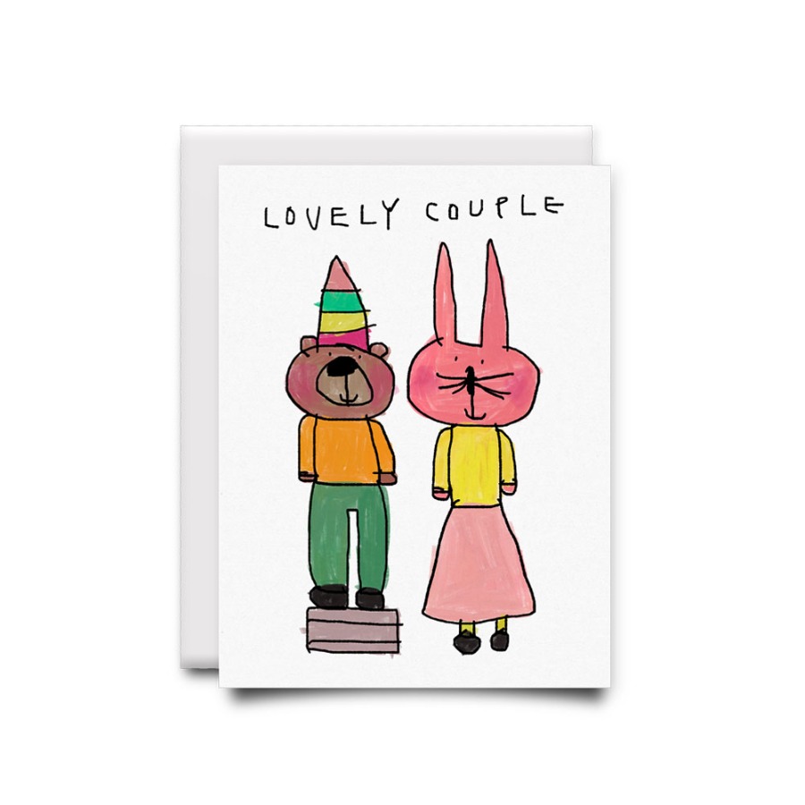 캐리마켓 -  [드로잉페이퍼] 일러스트 카드 - lovely couple