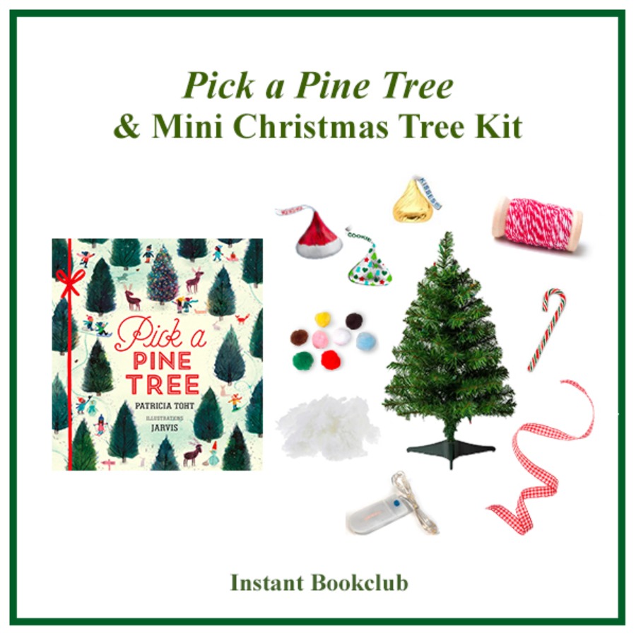 캐리마켓 -  [Instant Writing] Pick a Pine Tree (Book + 미니 크리스마스 트리 만들기)